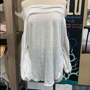 Free people off the shoulder long sleeve